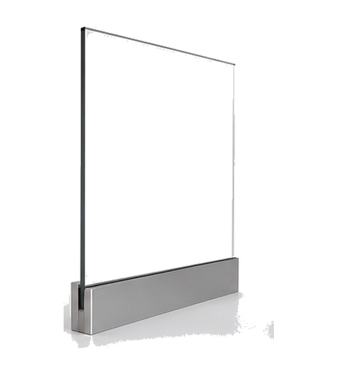 Glasgeländer in Klarglas